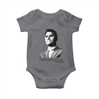 Freedom Is Not Free Baby Onesie Defender of Liberty Charlie Kirk Tribute - Wonder Print Shop