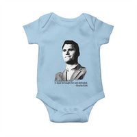 Freedom Is Not Free Baby Onesie Defender of Liberty Charlie Kirk Tribute - Wonder Print Shop