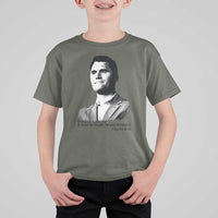 Freedom Is Not Free T Shirt For Kid Defender of Liberty Charlie Kirk Tribute - Wonder Print Shop