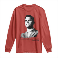 Freedom Is Not Free Long Sleeve Shirt Defender of Liberty Charlie Kirk Tribute - Wonder Print Shop