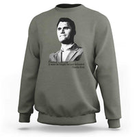 Freedom Is Not Free Sweatshirt Defender of Liberty Charlie Kirk Tribute - Wonder Print Shop