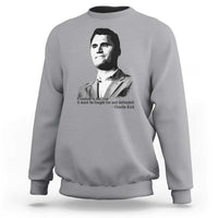 Freedom Is Not Free Sweatshirt Defender of Liberty Charlie Kirk Tribute - Wonder Print Shop