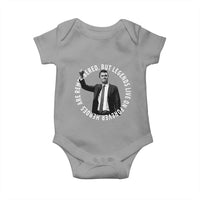 Legends Live Forever Tribute Baby Onesie Charlie Kirk Legacy Remembrance - Wonder Print Shop