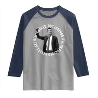 Legends Live Forever Tribute Raglan Shirt Charlie Kirk Legacy Remembrance - Wonder Print Shop