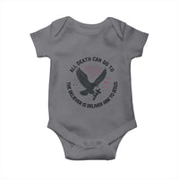 Christian Faith Patriotic Baby Onesie Death Deliver The Believer To Jesus American Eagle Graphic - Wonder Print Shop