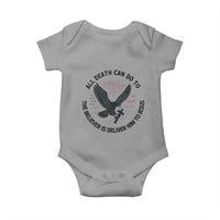 Christian Faith Patriotic Baby Onesie Death Deliver The Believer To Jesus American Eagle Graphic - Wonder Print Shop