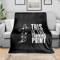 This is the Turning Point Throw Blanket Husband Father Patriot Charlie Kirk Tribute Christian Faith - Wonder Print Shop