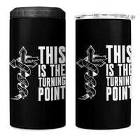This is the Turning Point 4 in 1 Can Cooler Tumbler Husband Father Patriot Charlie Kirk Tribute Christian Faith - Wonder Print Shop