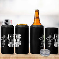 This is the Turning Point 4 in 1 Can Cooler Tumbler Husband Father Patriot Charlie Kirk Tribute Christian Faith - Wonder Print Shop