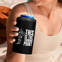 This is the Turning Point 4 in 1 Can Cooler Tumbler Husband Father Patriot Charlie Kirk Tribute Christian Faith - Wonder Print Shop