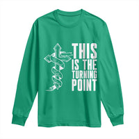 This is the Turning Point Long Sleeve Shirt Husband Father Patriot Charlie Kirk Tribute Christian Faith - Wonder Print Shop