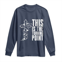 This is the Turning Point Long Sleeve Shirt Husband Father Patriot Charlie Kirk Tribute Christian Faith - Wonder Print Shop