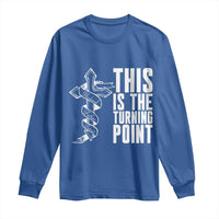 This is the Turning Point Long Sleeve Shirt Husband Father Patriot Charlie Kirk Tribute Christian Faith - Wonder Print Shop