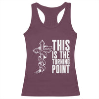 This is the Turning Point Racerback Tank Top Husband Father Patriot Charlie Kirk Tribute Christian Faith - Wonder Print Shop
