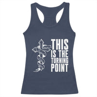 This is the Turning Point Racerback Tank Top Husband Father Patriot Charlie Kirk Tribute Christian Faith - Wonder Print Shop