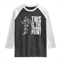 This is the Turning Point Raglan Shirt Husband Father Patriot Charlie Kirk Tribute Christian Faith - Wonder Print Shop