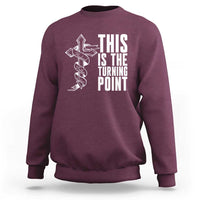 This is the Turning Point Sweatshirt Husband Father Patriot Charlie Kirk Tribute Christian Faith - Wonder Print Shop