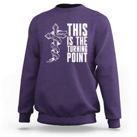This is the Turning Point Sweatshirt Husband Father Patriot Charlie Kirk Tribute Christian Faith - Wonder Print Shop