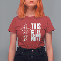 This is the Turning Point T Shirt For Women Husband Father Patriot Charlie Kirk Tribute Christian Faith - Wonder Print Shop