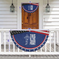 This is the Turning Point Patriotic Fan Flag Husband Father Patriot Charlie Kirk Tribute Christian Faith