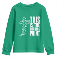 This is the Turning Point Youth Sweatshirt Husband Father Patriot Charlie Kirk Tribute Christian Faith - Wonder Print Shop