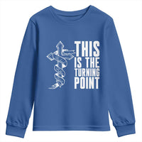 This is the Turning Point Youth Sweatshirt Husband Father Patriot Charlie Kirk Tribute Christian Faith - Wonder Print Shop