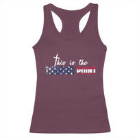 This is The Turning Point Racerback Tank Top Patriotic American Flag Graphic - Wonder Print Shop