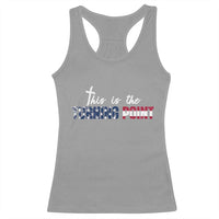 This is The Turning Point Racerback Tank Top Patriotic American Flag Graphic - Wonder Print Shop