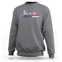 This is The Turning Point Sweatshirt Patriotic American Flag Graphic - Wonder Print Shop