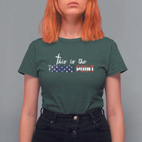 This is The Turning Point T Shirt For Women Patriotic American Flag Graphic - Wonder Print Shop