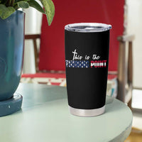 This is The Turning Point Tumbler Cup Patriotic American Flag Graphic - Wonder Print Shop