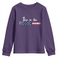This is The Turning Point Youth Sweatshirt Patriotic American Flag Graphic - Wonder Print Shop