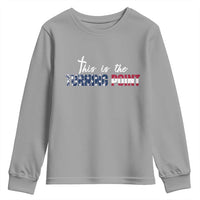 This is The Turning Point Youth Sweatshirt Patriotic American Flag Graphic - Wonder Print Shop