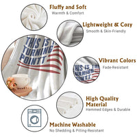 This is The Turning Point Throw Blanket USA Flag America True Patriot - Wonder Print Shop