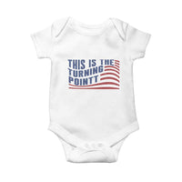 This is The Turning Point Baby Onesie USA Flag America True Patriot - Wonder Print Shop
