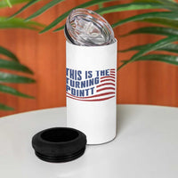 This is The Turning Point 4 in 1 Can Cooler Tumbler USA Flag America True Patriot - Wonder Print Shop