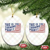 This is The Turning Point Ceramic Ornament USA Flag America True Patriot - Wonder Print Shop