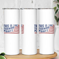 This is The Turning Point Skinny Tumbler USA Flag America True Patriot - Wonder Print Shop