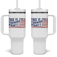 This is The Turning Point Tumbler With Handle USA Flag America True Patriot - Wonder Print Shop