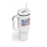 This is The Turning Point Tumbler With Handle USA Flag America True Patriot - Wonder Print Shop