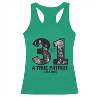 Freedom Number 31 Tribute Graphic Racerback Tank Top Thank You Charlie Kirk A True Patriot Memorial - Wonder Print Shop