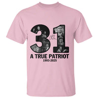 Freedom Number 31 Tribute Graphic T Shirt Thank You Charlie Kirk A True Patriot Memorial - Wonder Print Shop