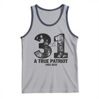 Freedom Number 31 Tribute Graphic Tank Top Thank You Charlie Kirk A True Patriot Memorial - Wonder Print Shop
