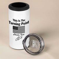 This is The Turning Point 4 in 1 Can Cooler Tumbler American Flag A True Patriot Statement - Wonder Print Shop