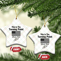 This is The Turning Point Ceramic Ornament American Flag A True Patriot Statement - Wonder Print Shop