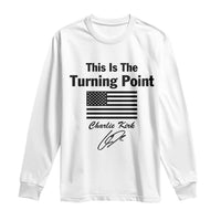 This is The Turning Point Long Sleeve Shirt American Flag A True Patriot Statement - Wonder Print Shop