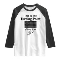 This is The Turning Point Raglan Shirt American Flag A True Patriot Statement - Wonder Print Shop
