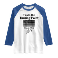 This is The Turning Point Raglan Shirt American Flag A True Patriot Statement - Wonder Print Shop