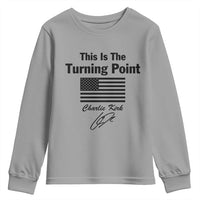 This is The Turning Point Youth Sweatshirt American Flag A True Patriot Statement - Wonder Print Shop