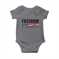 Freedom This Is The Turning Point Baby Onesie True Patriot Liberty Defender American Flag - Wonder Print Shop